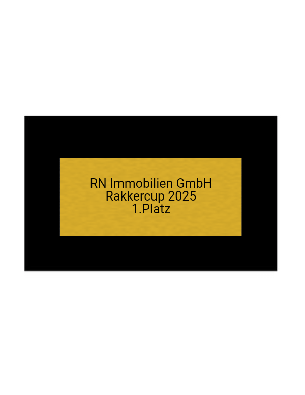 Fußballpokal 87-0 - Gold Schwarz / 55 cm