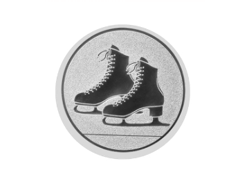 Glas Ständer W19x Schild & Emblem - 19.5 cm / Auswahl Rot