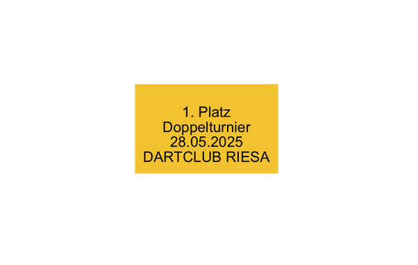 Pokalserie X161 Dart - Silber Mehrfarbig / 29.5 cm