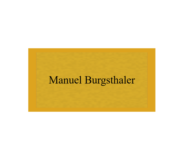 Gravurschild Gold selbstklebend - Gold / 50 x 25 mm