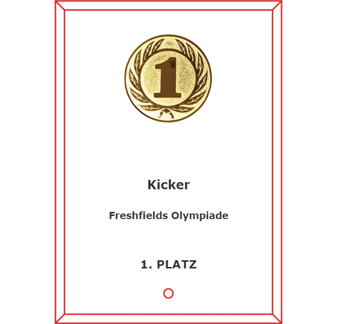 Glas Aufsteller W300 - Glas Lasergravur / 20 cm / Lasergravur