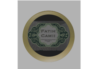 Ehrentafel D256.A - Blau / Holz / 175x125 mm