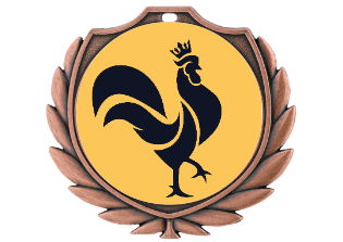 Medaille D78 Ø 70 mm - Bronze / 70 mm