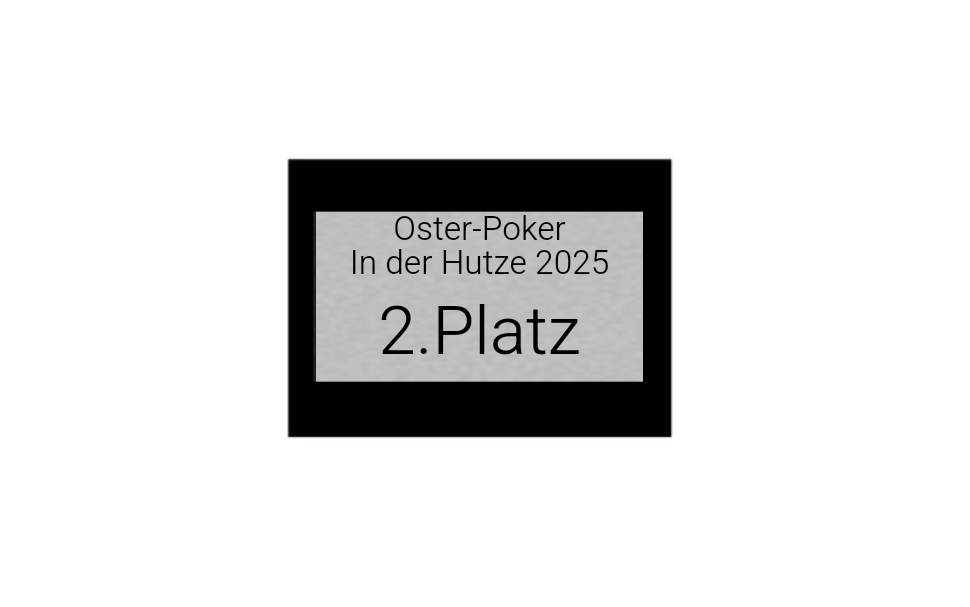 Pokalserie X161 Spielkarten - Silber Mehrfarbig / 26.5 cm