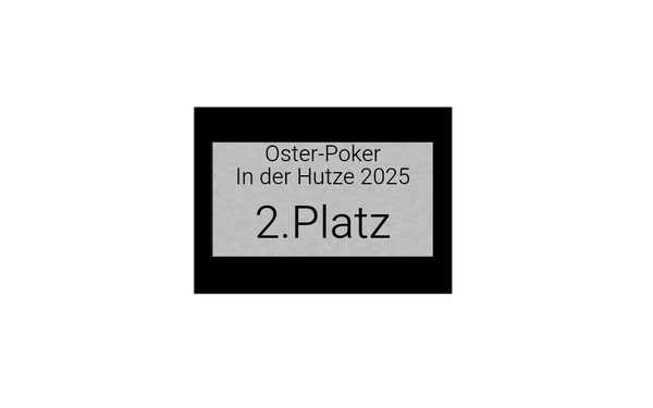 Pokalserie X161 Spielkarten - Silber Mehrfarbig / 26.5 cm