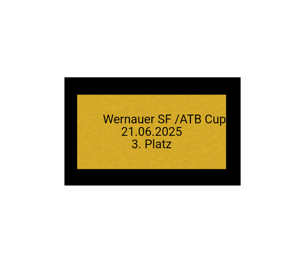 Fußball Pokal 85-3 teilweise begrenzt! - Silber Gold / 32 cm