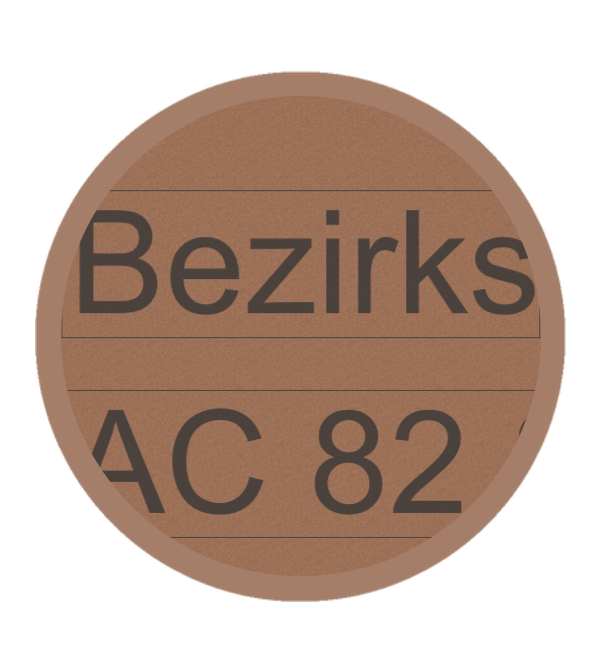 Gravurronde Bronze selbstklebend - Bronze / 50 mm