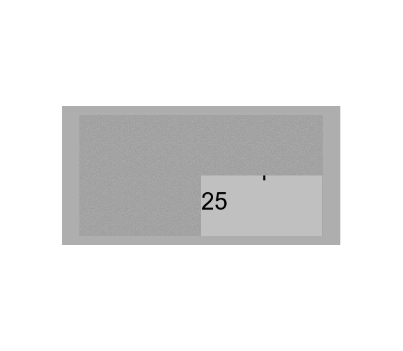 Gravurschild Silber selbstklebend - Silber / 50 x 25 mm