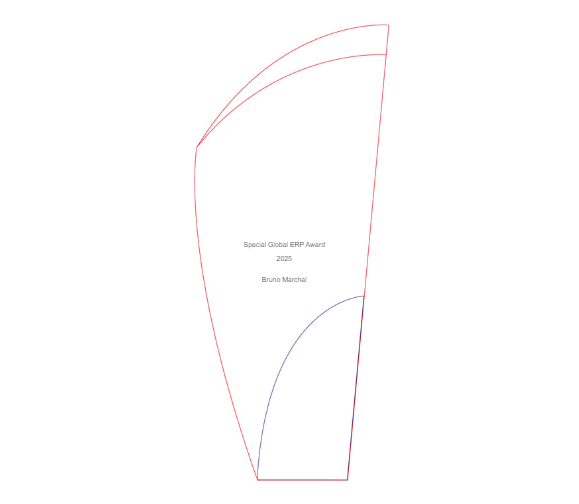 Crystal Ice Elegance Award 7904 - Gefrostet / Klar / 25.5 cm / Laser-Gravur