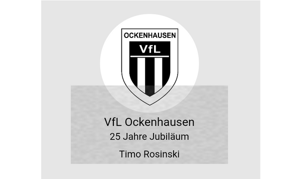 Ehrentafel 187-2 - Gold/Blau / 22 x 18 cm