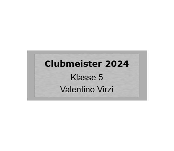 Gravurschild Silber selbstklebend - Silber / 60 x 25 mm