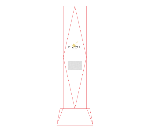 Crystal President Award 7946 - Klar / 35 cm / Laser-Gravur