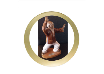 Pokal Neutral 134-01 - Silber Gold / 20 cm