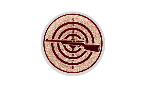 Glas Pokal 8805 blau Schild & Emblem - Silber Blau / 16 cm