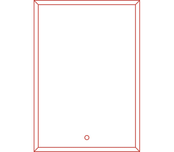 Glas Aufsteller Black 66927-L - Transparent Schwarz / 15 cm / Laser-Gravur