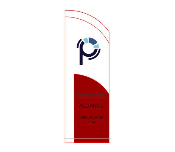 Clear Fire Wing Award 74010 - Transparent Rot / 22 cm / Laser-Gravur