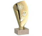 Pokalständer Fussball 9081 - Gold / 13,5cm