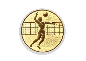 Glas Pokal 8805 blau Schild & Emblem - Silber Blau / 20 cm