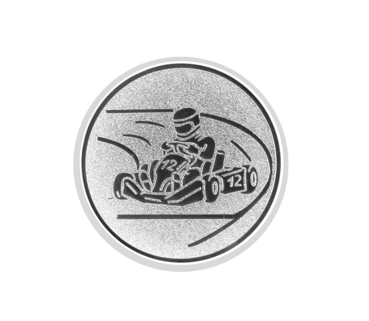 Glastrophäe 136-4 Schild & Emblem - 15 cm / Blau