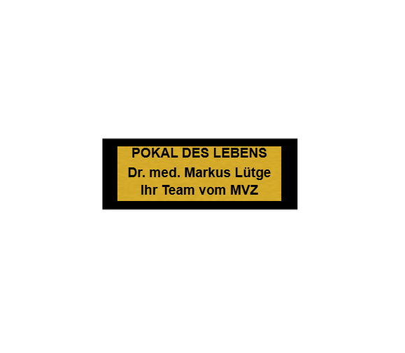Classic Achievement Award - Matt Edition Gold - Gold / 265 mm