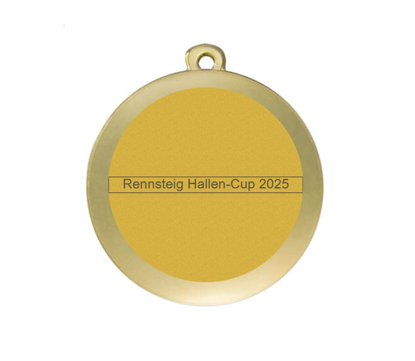Medaille Fußball D112A Ø 50mm - Gold / 50 mm