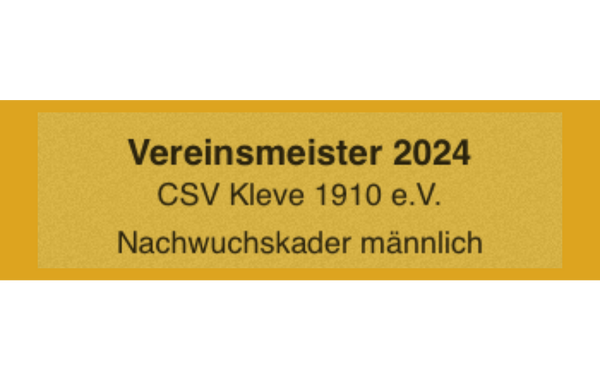 Gravurschild Gold selbstklebend - Gold / 50 x 15 mm