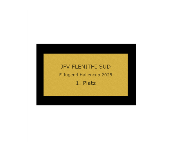 Fußball Pokal 85-3 - Silber Gold / 32 cm