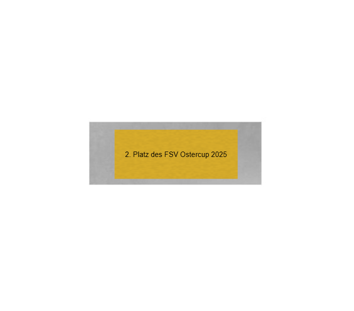 Fußball Pokal FG401 - Silber Mehrfarbig / 24 cm