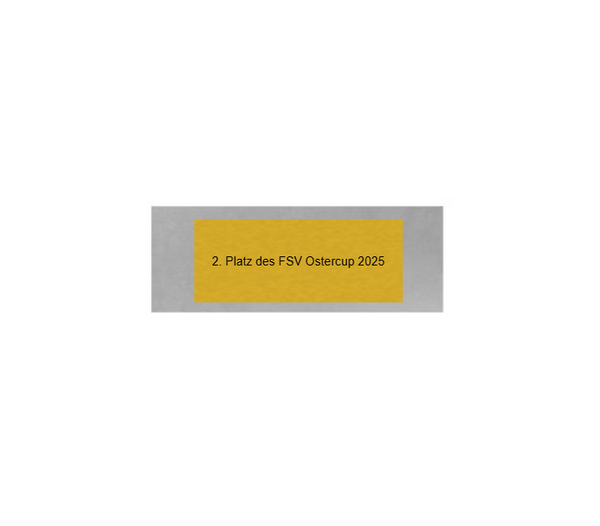 Fußball Pokal FG401 - Silber Mehrfarbig / 24 cm