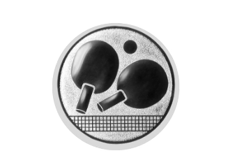 Glas Pokal 8805 blau Schild & Emblem - Silber Blau / 18 cm