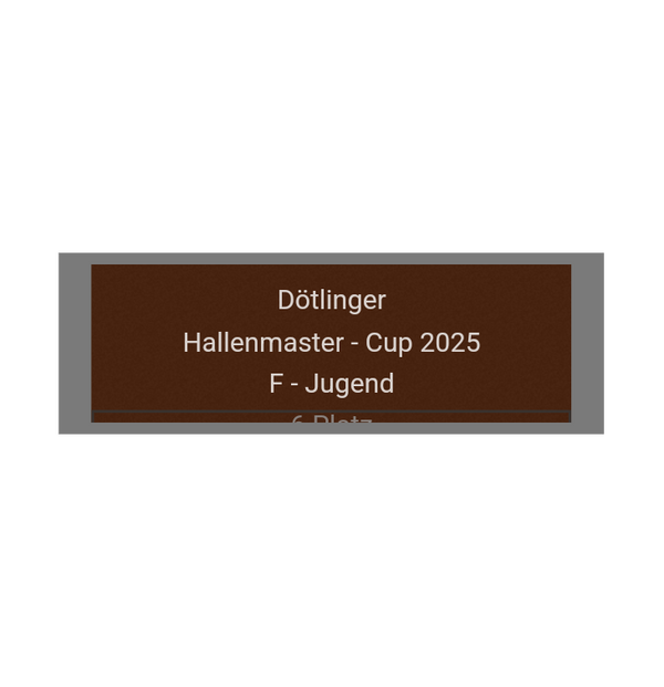 Fußball Pokal 0951 - 28 cm / Gold/Blau