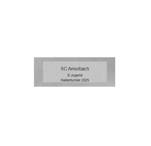 Fußball Pokal FG401 - Silber Mehrfarbig / 17 cm