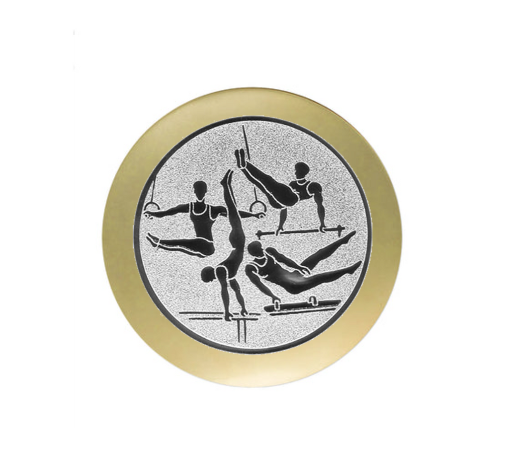 Glas Ständer Schild & Emblem - 21.5 cm / Auswahl Rot