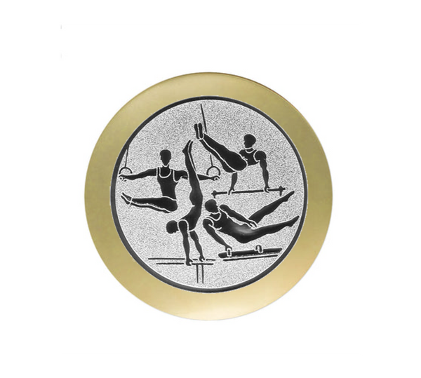 Glas Ständer Schild & Emblem - 21.5 cm / Auswahl Rot