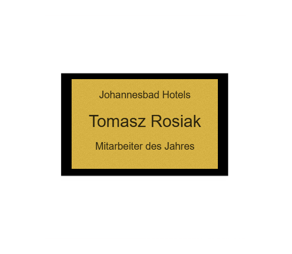 Kochfigur Award in Gold - Gold / 140 mm