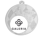 Karnevals Medaille D121 - 50 mm / Silber