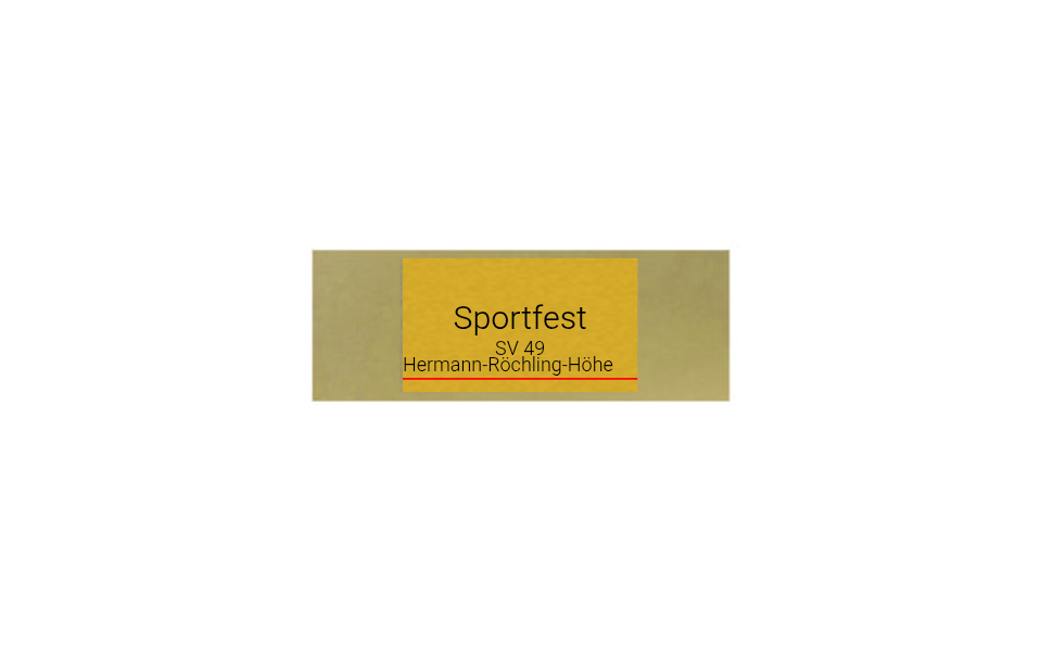 Fußball Pokal 24931 - Gold / 11 cm / Montage