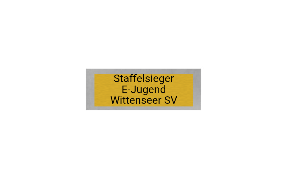 Fußball Pokal 044 - Silber - Gold / 14cm / SM