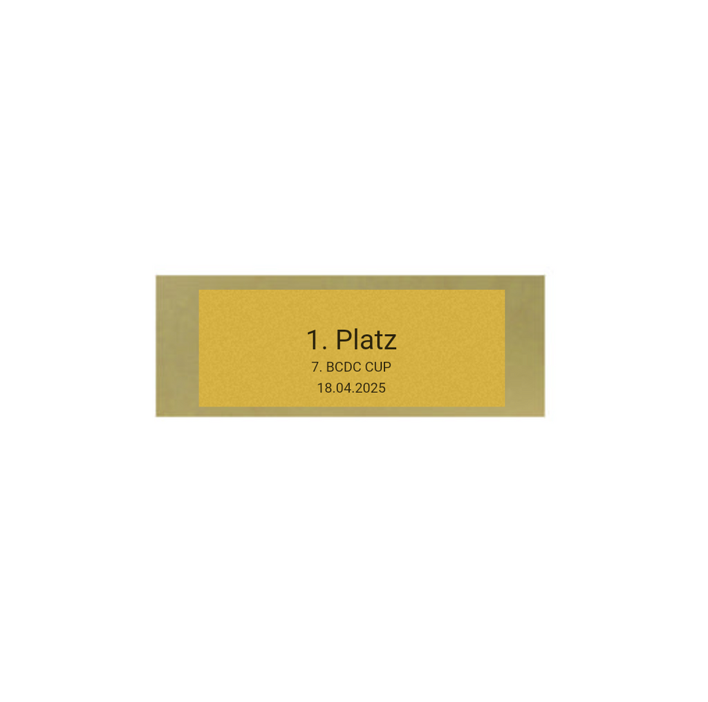 Glas Pokal Dart FG011 - 19 cm / Transparent Schwarz