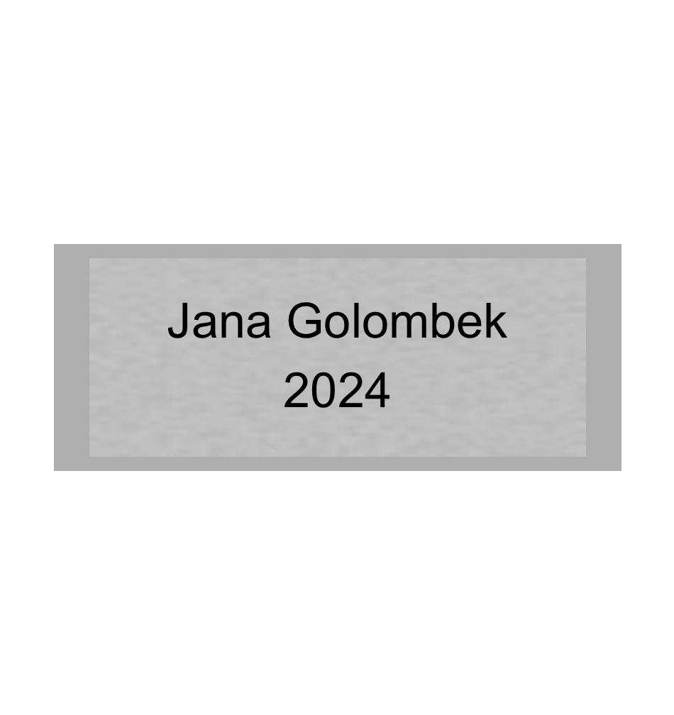 Gravurschild Silber selbstklebend - Silber / 50 x 20 mm