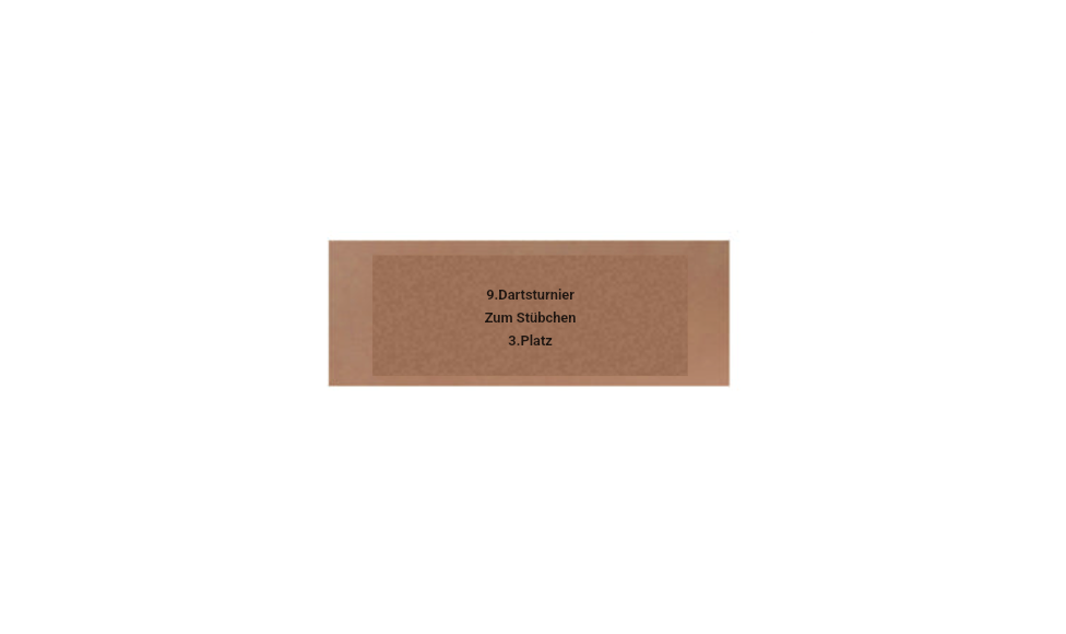 Glas Pokal Dart FG011 - 15 cm / Transparent Schwarz