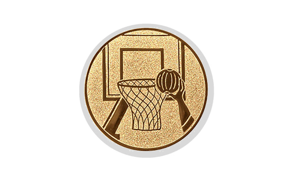 Glastrophäe 136-4 Schild & Emblem - 22 cm / Blau