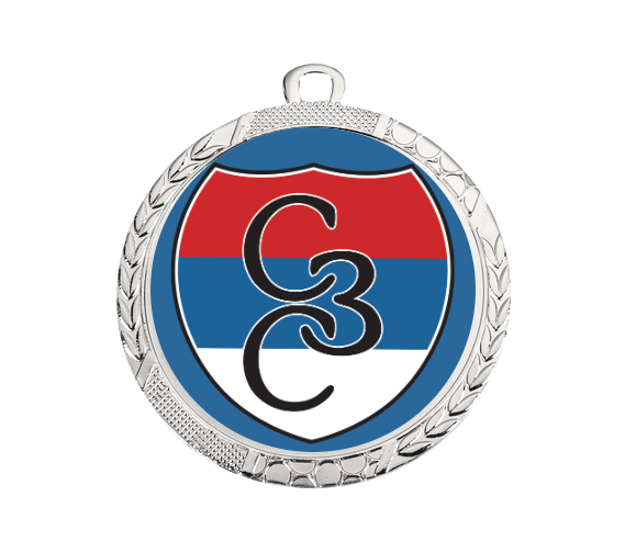 Medaille D113 Ø 60 mm - Silber / 60 mm