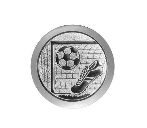 Fußball Pokal  3947x - Silber Gold / 17.5 cm