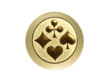 Glastrophäe 136-4 - 18 cm / Blau