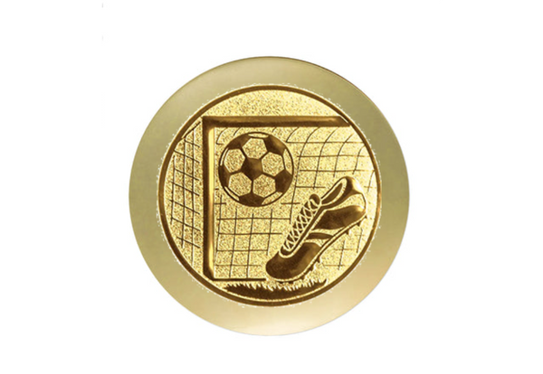 Pokal Fußball ST.116 - B-Ware! - Gold/Schwarz / 17 cm