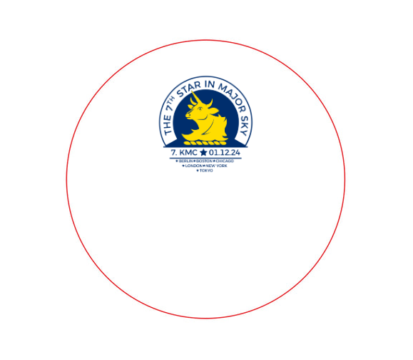 Glasmedaille GM7010 Ø 70 mm - Klar / 70 mm / Farbdruck