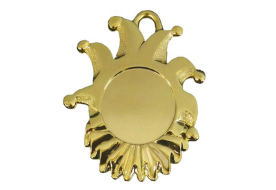 Karnevals Medaille ZM00165 - Gold / 60x50mm