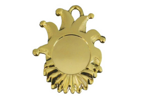 Karnevals Medaille ZM00165 - Gold / 60x50mm