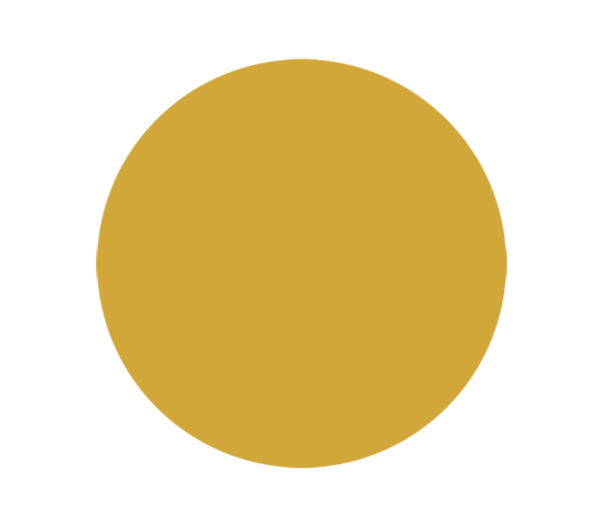 Aluminium-Emblem - 50 mm / Gold/Alu